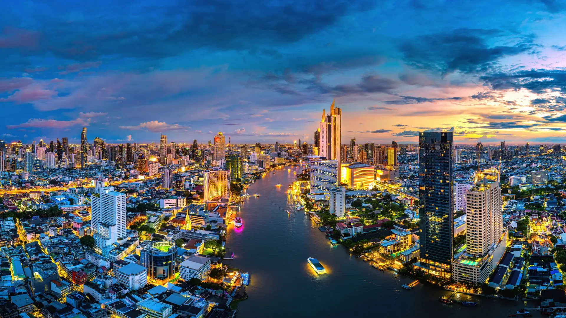 Beeindruckende Skyline von Bangkok – internationale Luxusdestination für exklusive Highclass Reisebegleitung